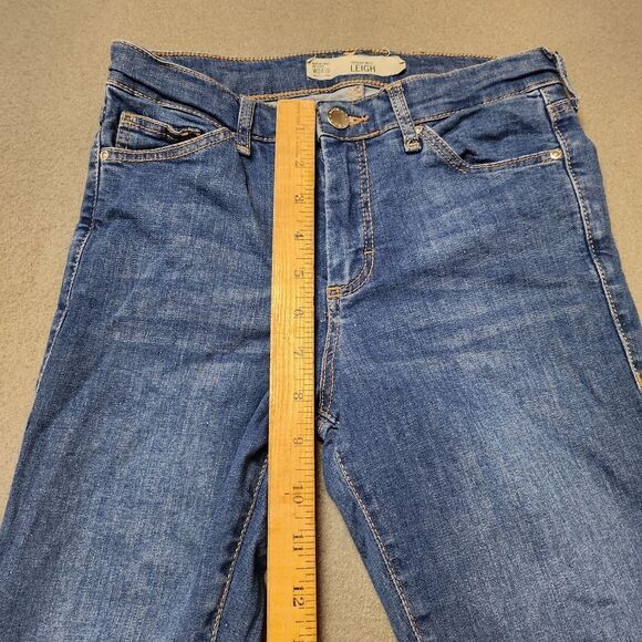 Topshop Blue Motto Leigh Skinny Jeans - Picture 11 of 12